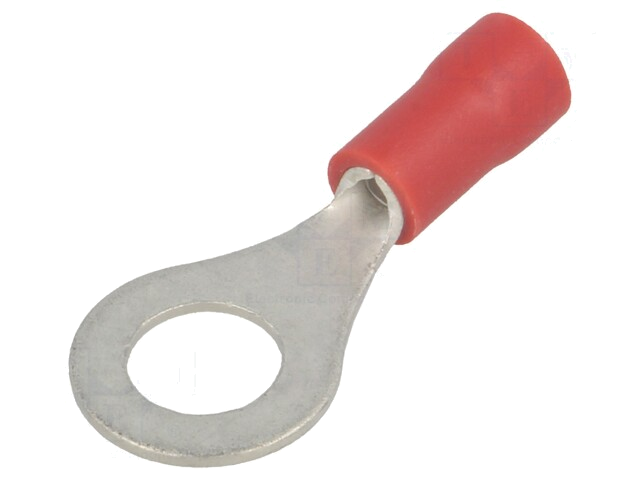 Uiteinde: oog; M6; Ø: 6,4mm; 0,5÷1mm2; klemmen; voor draad; vertind Uiteinde: oog; M6; Ø: 6,4mm; 0,5÷1mm2; klemmen; voor draad; vertind